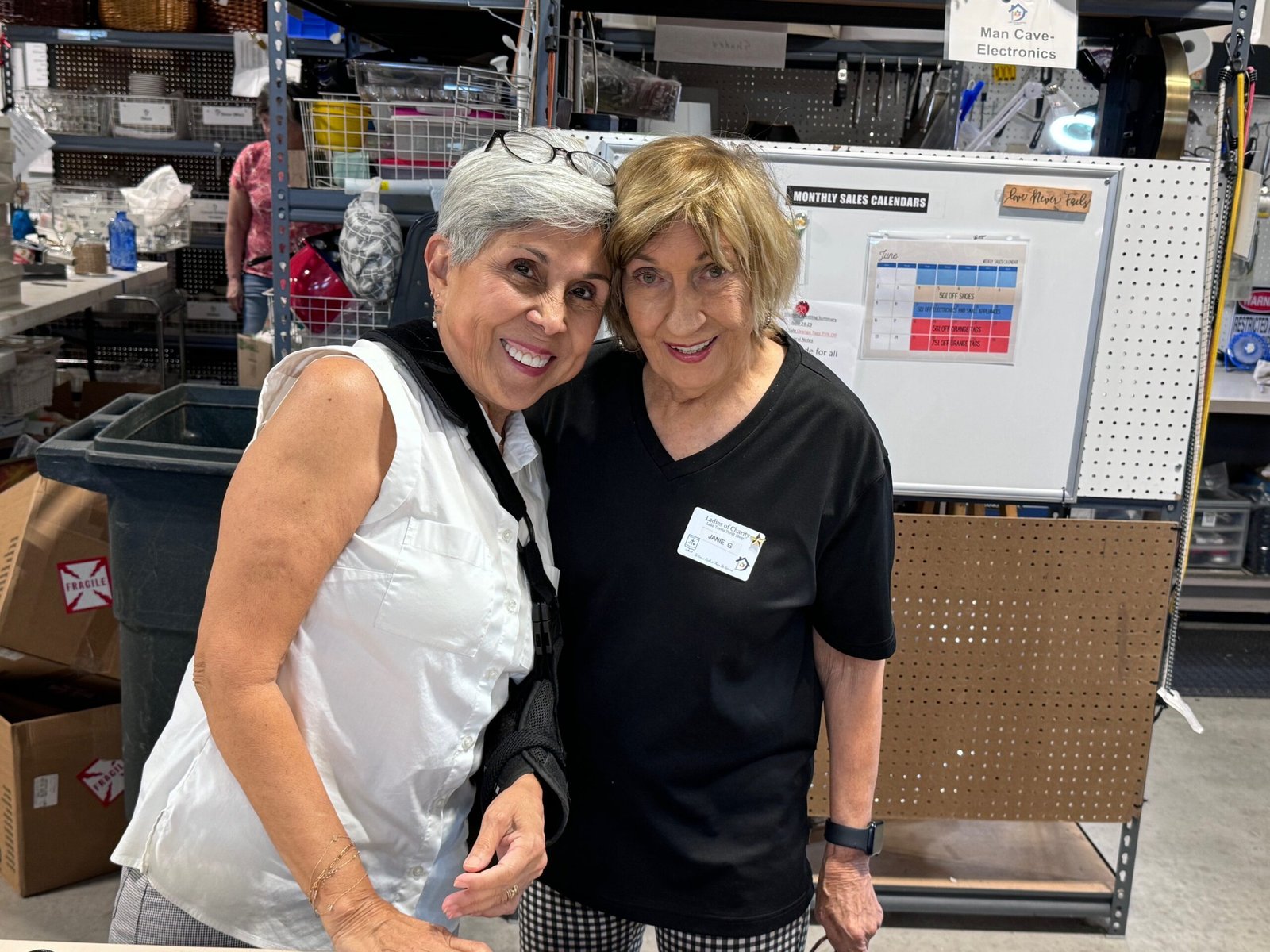 Volunteers Smiling