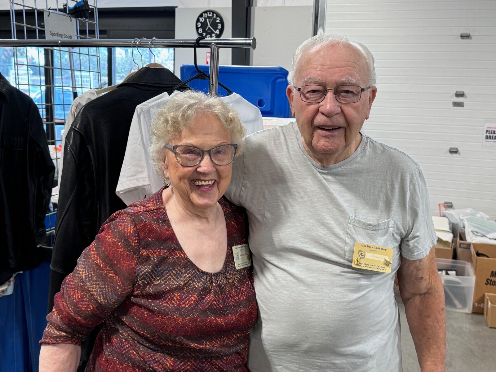 Happy volunteers